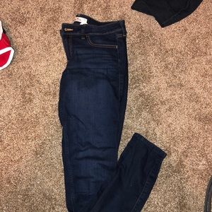 Hollister dark blue jeans